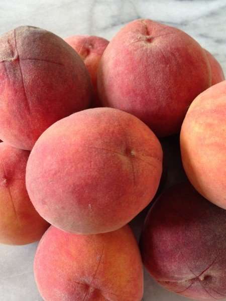 Spiced peach chutney