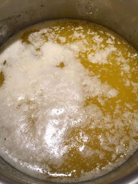 Brown butter hollandaise sauce