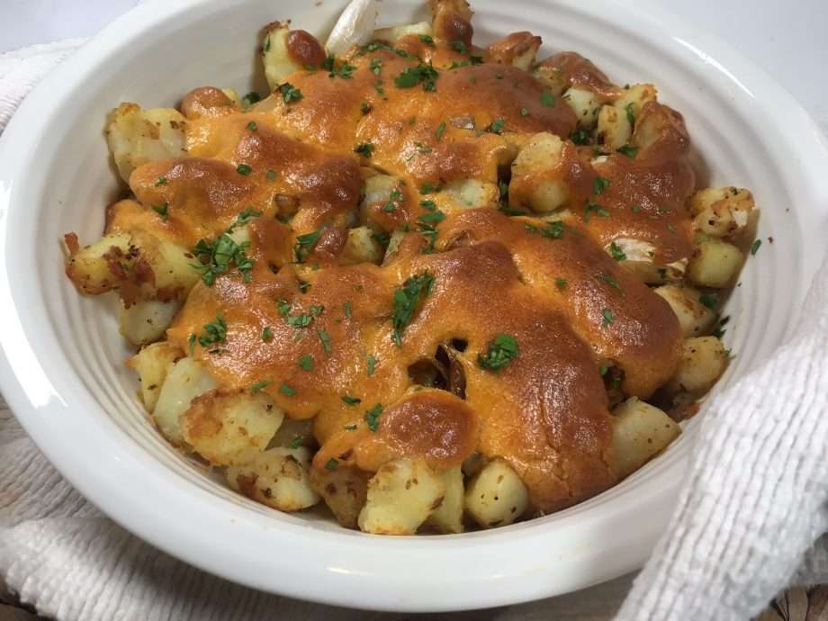 Portuguese hake with smoked paprika mayonnaise and garlic potatoes