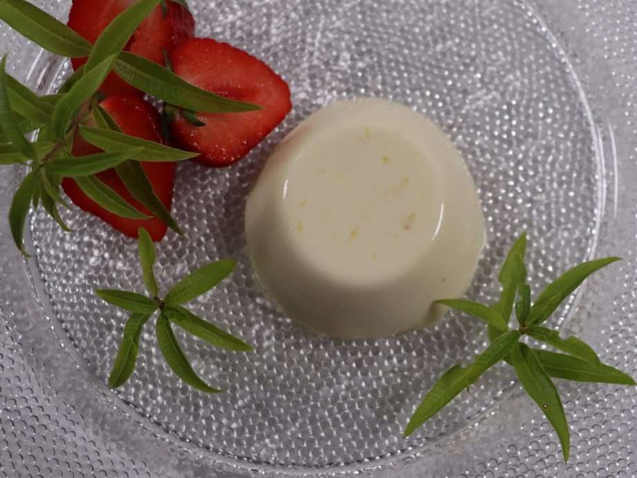 Lemon Verbena Panna Cotta