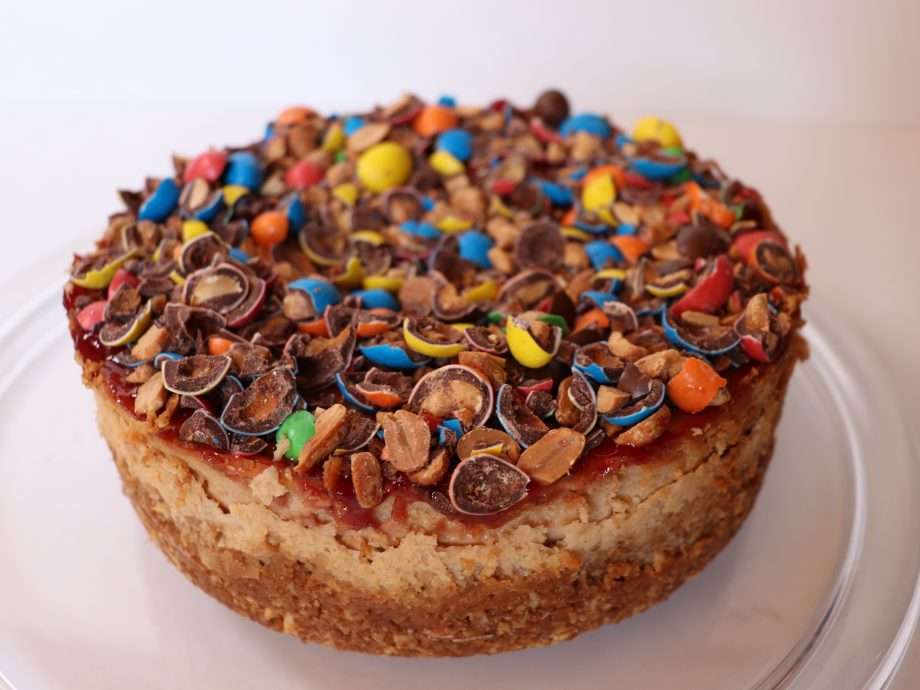 Peanut Butter and Jelly Cheesecake