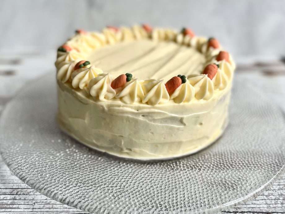 Carrot Cake with Lemon Curd Cream Cheese Icing