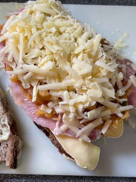 Kimcheese and Ham Toastie